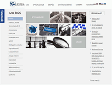 Tablet Screenshot of lextra.pl